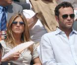 Jennifer Aniston et Vince Vaughn à Roland-Garros