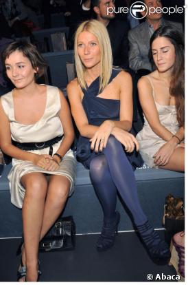Gwyneth Paltrow assiste à un défilé de la Cibeles Madrid Fashion Week. 21/09/09 