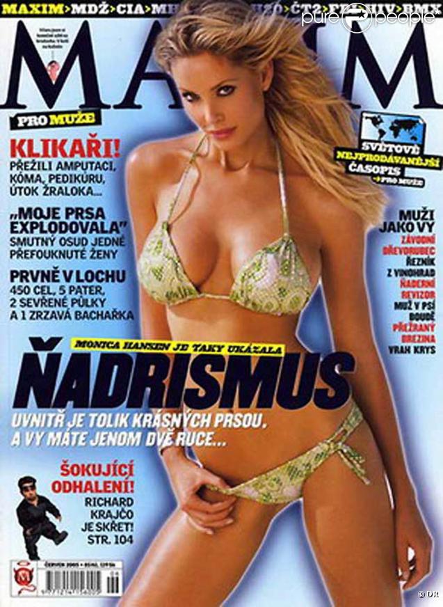 Monica Hansen très sexy en couverture de magazines...