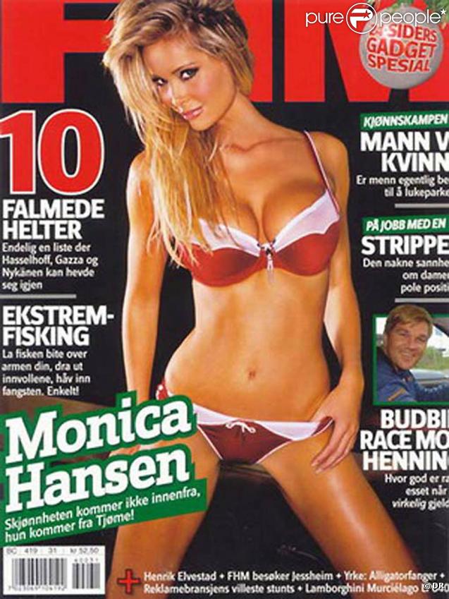Monica Hansen très sexy en couverture de magazines...