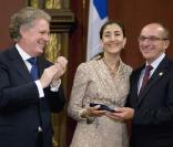 Ingrid Betancourt au Québec, en septembre 2009