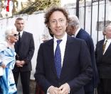 Stéphane Bern au mariage du comte et de la comtesse de Paris, le 26 septembre 2009 à Arcangues (64)