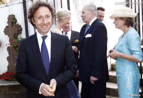 Stéphane Bern au mariage du comte et de la comtesse de Paris, le 26 septembre 2009 à Arcangues (64)