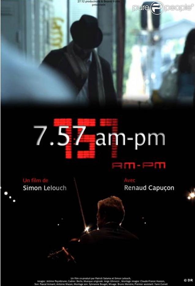 Renaud Capuçon dans le court métrage 7h57 am-pm de Simon Lelouch