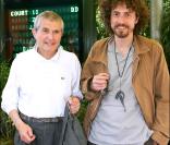 Simon Lelouch, ici avec son père Claude, réalisera son premier long métrage en 2010