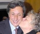 Patrick de Carolis et Josée Dayan à la première du téléfilm  Mourir d'aimer  le 29 septembre à Paris, au cinéma L'Arlequin. 