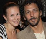 Lorie et Tomer Sisley au défilé Izzue le 30/09/09  