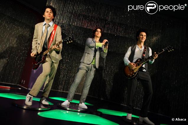 Les Jonas Brothers viennent d'obtenir leurs statues au musée Madame Tussaud de Los Angeles !