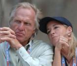 Chris Evert et Greg Norman en septembre 2007 