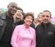 Harry Roselmack et Nikos : un duo séduisant... face à Roselyne Bachelot en rose bonbon !