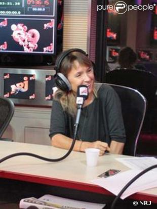Axelle Laffont, le 6 octobre dans le studio du  6/9  d'NRJ