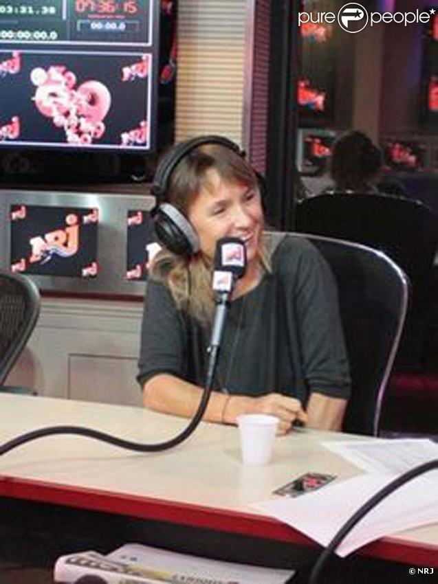 Axelle Laffont, le 6 octobre dans le studio du  6/9  d'NRJ