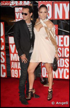 Jennifer Lopez et son mari Marc Anthony