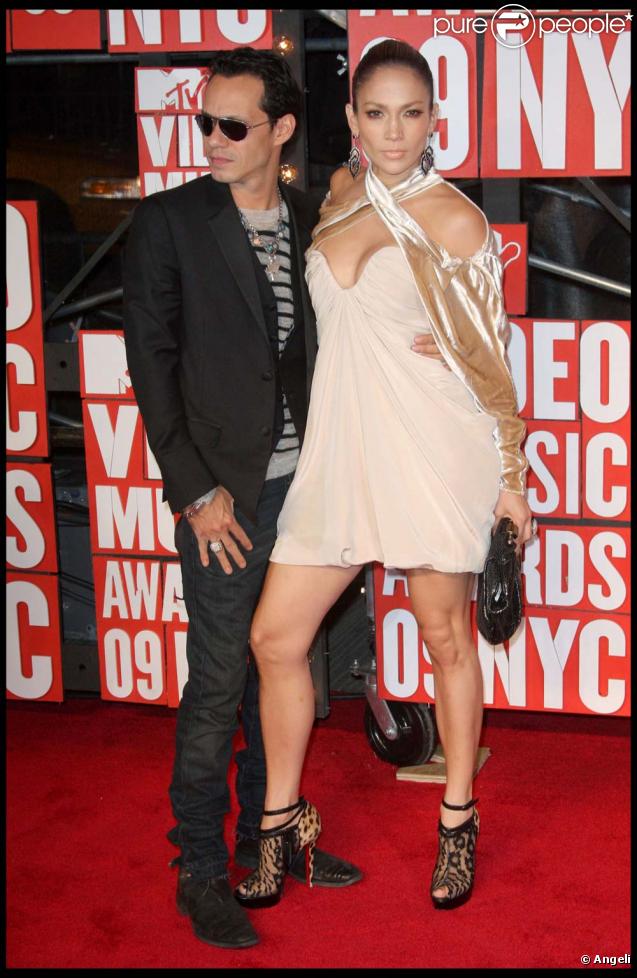 Jennifer Lopez et son mari Marc Anthony