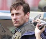 Le séduisant Jon Hamm sur le tournage de  The Town , à Boston, le 10 octobre 2009 !
