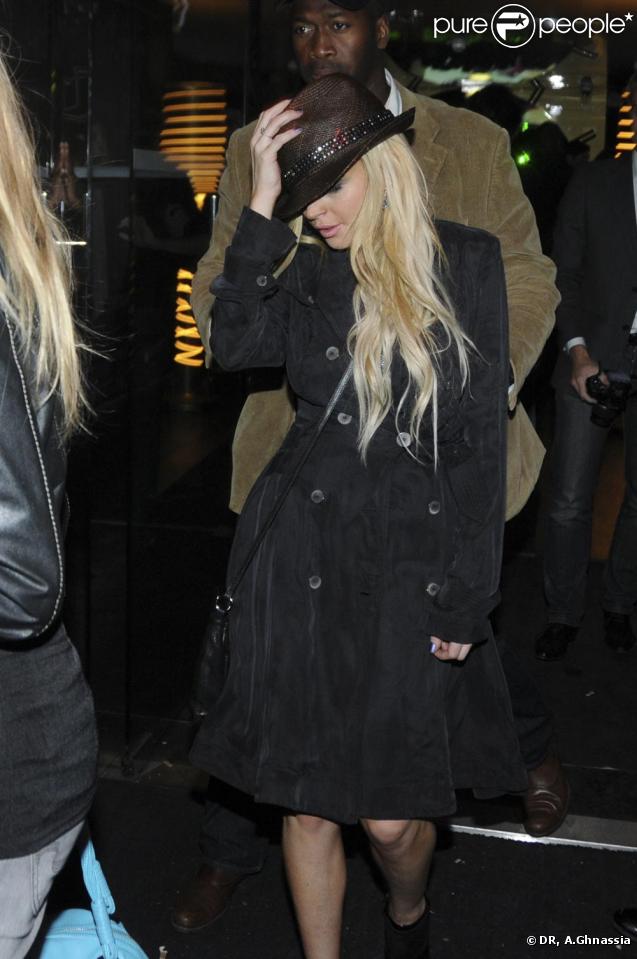 Lindsay Lohan au VIP Room, samedi 3 octobre 2009.
