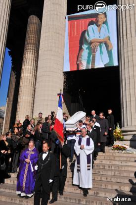 Obsèques d'Henri Salvador, samedi 16 février 2008, en l'église de la Madeleine
