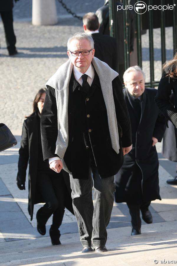 Jean-Luc Petitrenaud aux obsèques d'Henri Salvador, samedi 16 février 2008, en l'église de la Madeleine