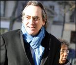 Philippe Lavil aux obsèques d'Henri Salvador, samedi 16 février 2008, en l'église de la Madeleine