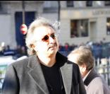 Gérard Pullicino aux obsèques d'Henri Salvador, samedi 16 février 2008, en l'église de la Madeleine