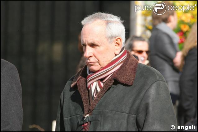Patrice Laffont aux obsèques d'Henri Salvador, samedi 16 février 2008, en l'église de la Madeleine