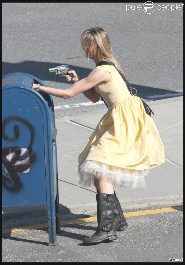Cameron Diaz sur le tournage de  Wichita , à Boston, le 12 octobre 2009 !