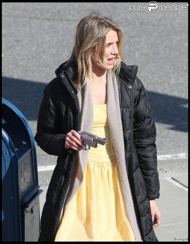 Cameron Diaz sur le tournage de  Wichita , à Boston, le 12 octobre 2009 !