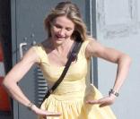 Cameron Diaz sur le tournage de  Wichita , à Boston, le 12 octobre 2009 !