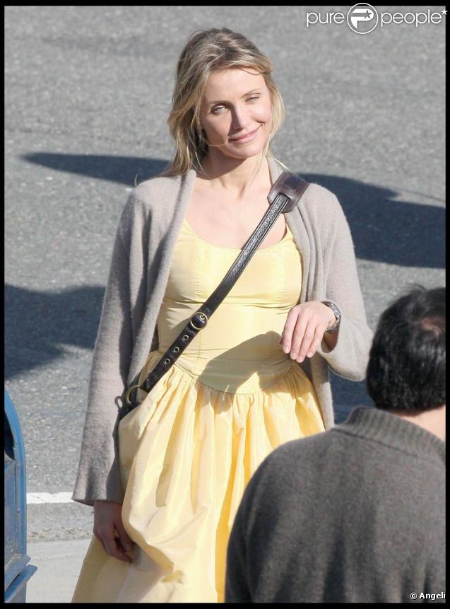 Cameron Diaz sur le tournage de  Wichita , à Boston, le 12 octobre 2009 !