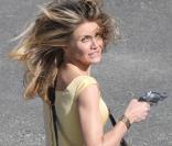 Cameron Diaz sur le tournage de  Wichita , à Boston, le 12 octobre 2009 !