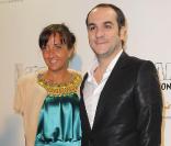 François-Xavier Demaison et sa future femme 