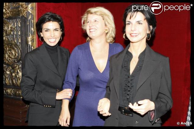Valérie Pineau-Valencienne et Rachida Dati à l'inauguration de la statue de l'ex-garde des Sceaux. 13/10/09 
