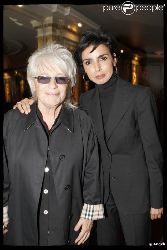 Catherine Lara à l'inauguration de la statue de Rachida Dati, au musée Grévin. 13 octobre 2009