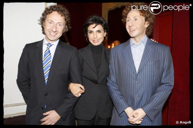 Stéphane Bern à l'inauguration de la statue de Rachida Dati, au musée Grévin. 13 octobre 2009
