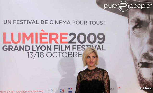 Clotilde Courau à l'inauguration du festival Lumière 2009, le 13 octobre à Lyon.