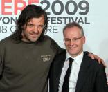 Emir Kusturica et Thierry Frémaux à l'inauguration du festival Lumière 2009, le 13 octobre à Lyon.