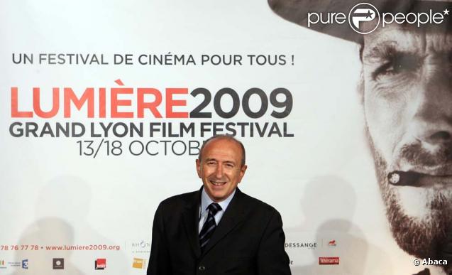 Gérard Collomb (maire de Lyon) à l'inauguration du festival Lumière 2009, le 13 octobre à Lyon.