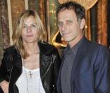 Charles Berling et Virginie Coupérie à la soirée Guerlain, à Paris, le 14 octobre 2009