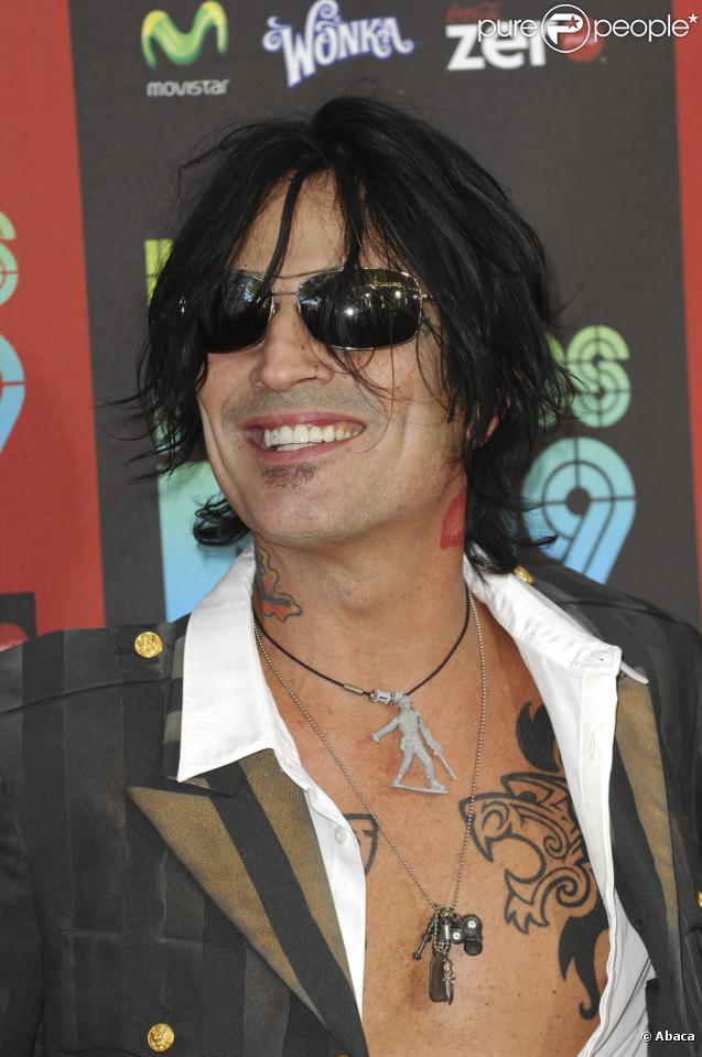 Tommy Lee à l'occasion de la soirée Los Premios MTV, le 15 octobre 2009, aux studios Universal de Los Angeles.