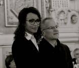 Sonia Rolland et Thierry Frémaux lors du gala de charité organisé par l'association Maïsha à Lyon le 18 octobre 2009