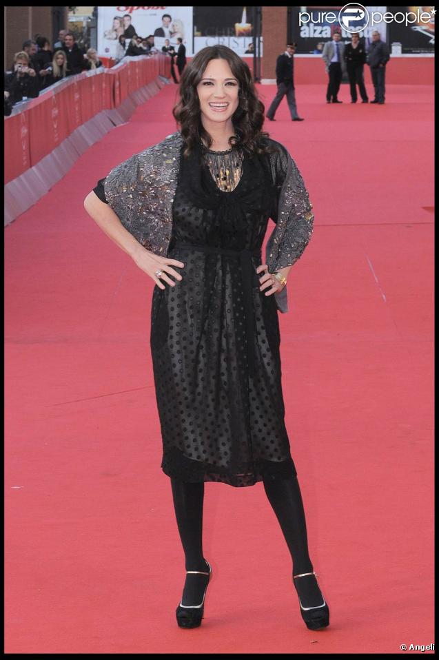 La belle Asia Argento, à l'occasion de l'avant-première de Dream Rush, dans le cadre du 4e Festival International du Film de Rome, le 19 octobre 2009 !