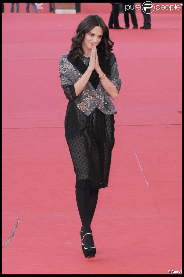 La belle Asia Argento, à l'occasion de l'avant-première de Dream Rush, dans le cadre du 4e Festival International du Film de Rome, le 19 octobre 2009 !