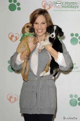 Hilary Swank à New York, le 19 octobre 2009