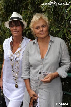 Muriel Robin et sa compagne Anne Le Nen
