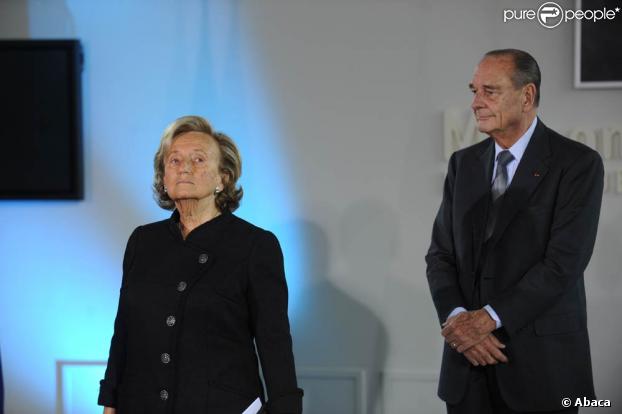 Bernadette Chirac et Jacques Chirac (mars 2009) 