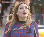 Hilary Duff sur le tournage de son prochain film  The Business Of Falling In Love , le 20 octobre 2009