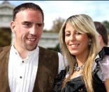 Franck Ribéry et sa femme Wahiba 