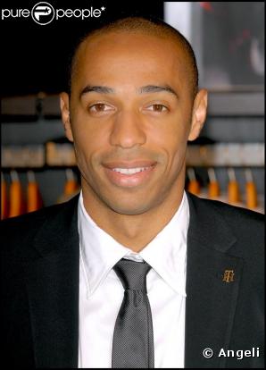 Le footballeur français Thierry Henry