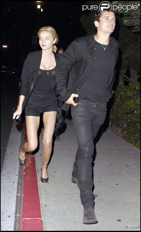 Les amoureux Miranda Kerr et Orlando Bloom 