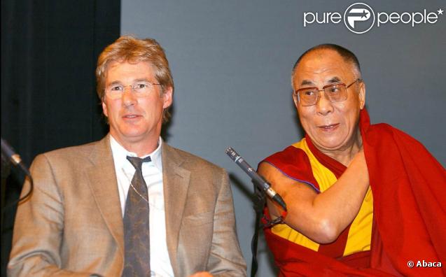 Richard Gere et le Dalaï Lama 